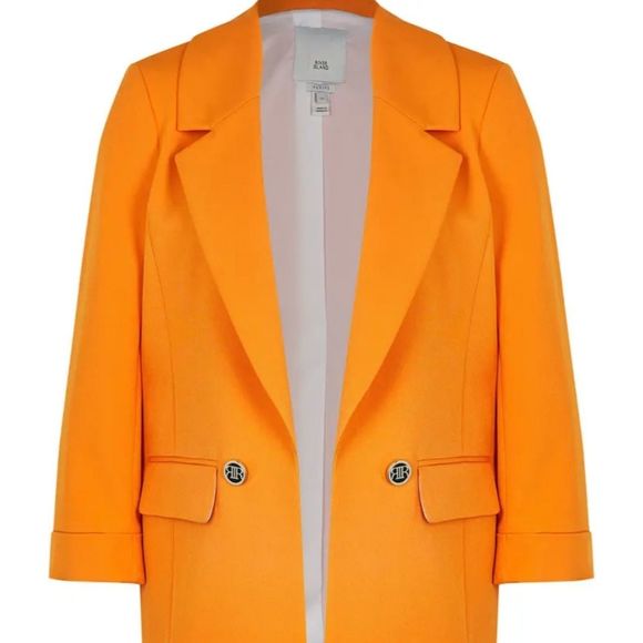 River island orange soft blazer - Picture 5 of 5